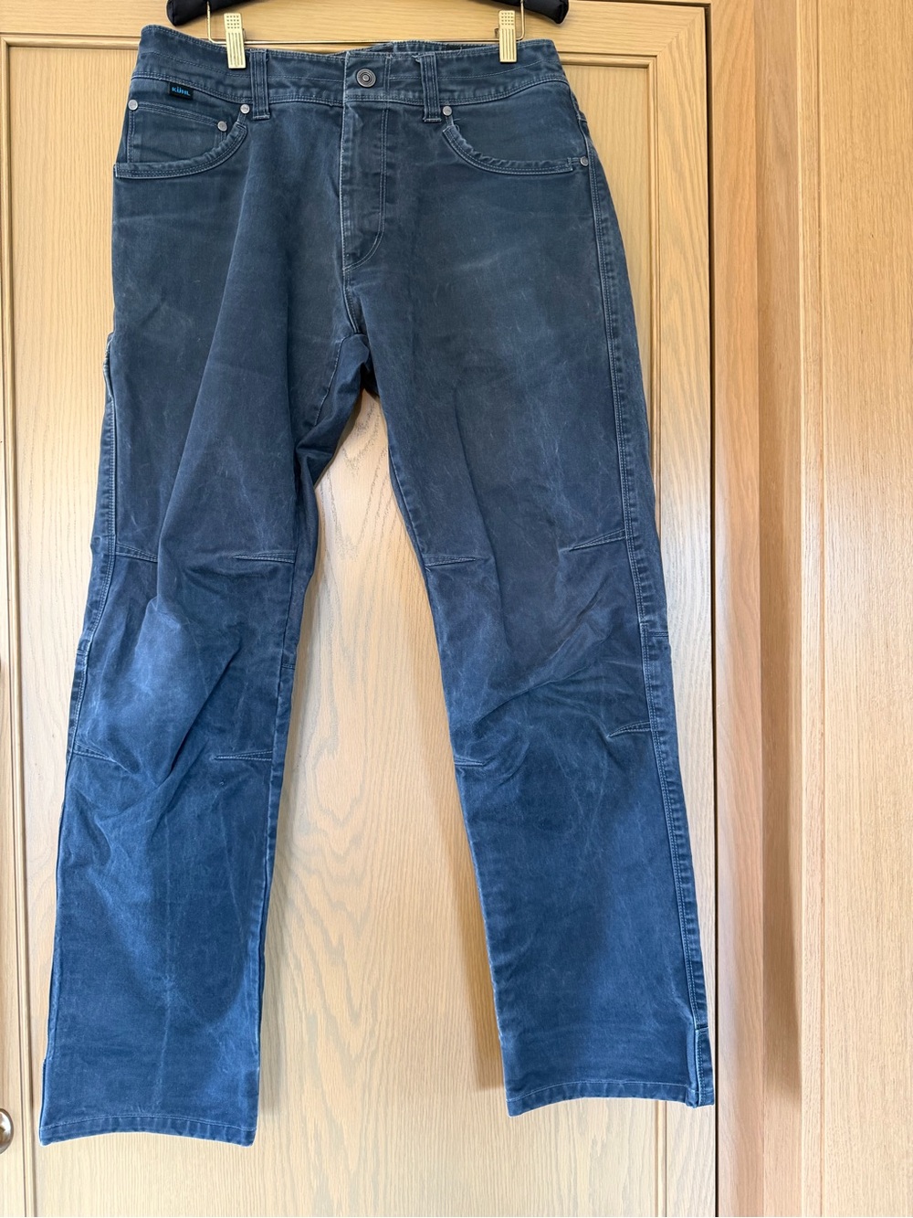 Kuhl Men's Straight Jeans in Washed Navy Blue Rydr Jean 32 x 32